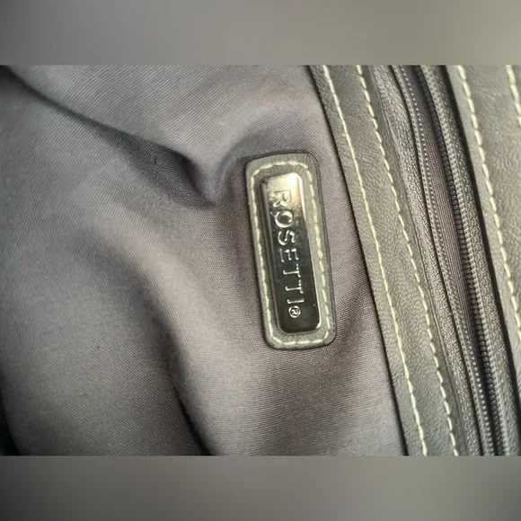 Rosetti Gray Crossbody Bag with Adjustable Strap - Picture 4 of 16